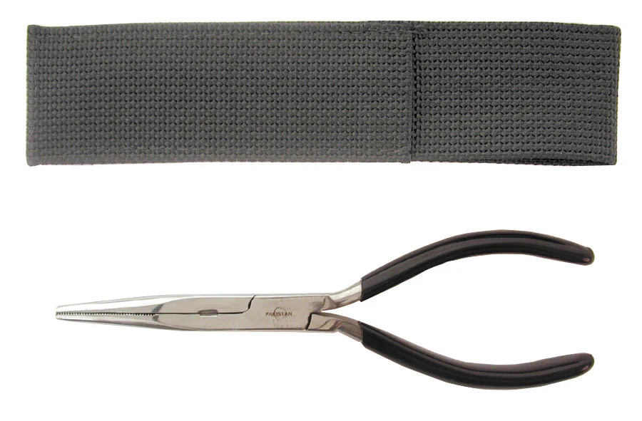 Anglers Choice SPPP-188 Long Nose 8" SS w/ Vinyl Grip & Sheath