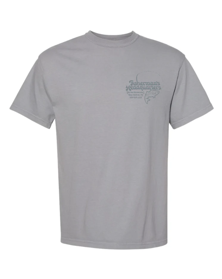 Fish Heads One Last Cast Comfort Colors Short Sleeve Shirt - Image 2