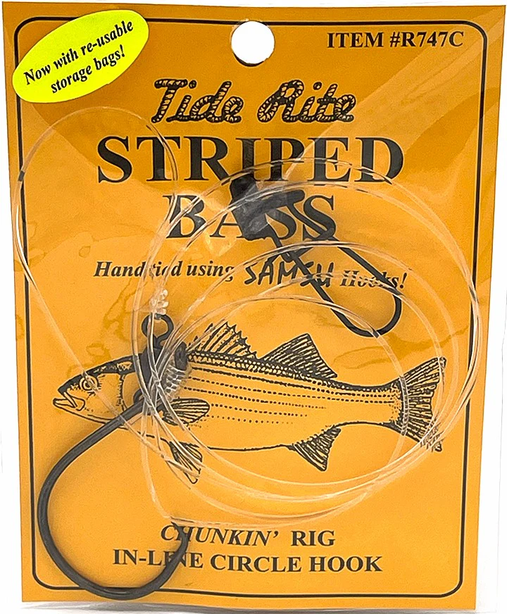 Tide Rite Striped Bass Bait Rig In-Line Circle w/ Fish Finder - Image 3